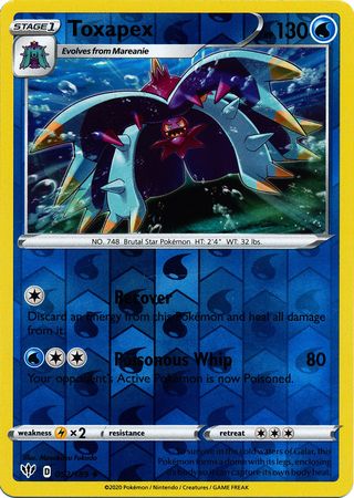 Toxapex - 052/189 - Uncommon - Reverse Holo available at 401 Games Canada