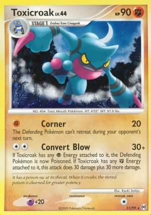 Toxicroak - 11/99 - Holo Rare available at 401 Games Canada