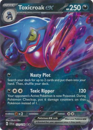 401 Games Canada - Toxicroak ex - 131/198 - Double Rare 401 Games Canada - Toxicroak ex - 131/198 - Double Rare