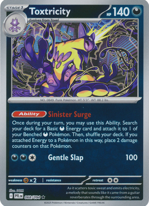 Toxtricity - 068/094 - Rare - Reverse Holo