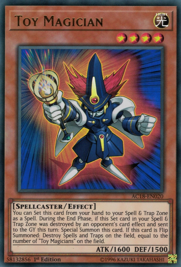 Toy Magician - AC18-EN020 - Ultra Rare - 1st Edition available at 401 Games Canada
