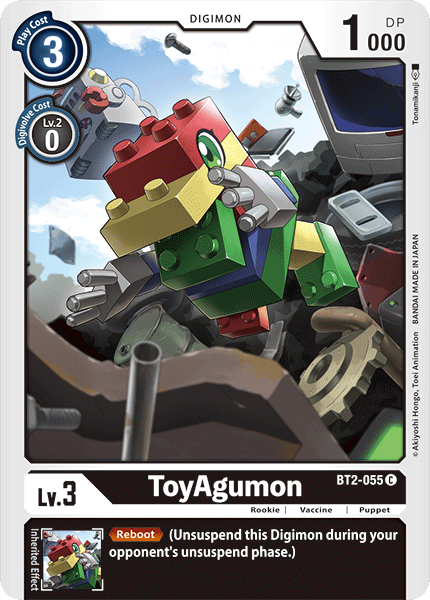 ToyAgumon - BT2-055 - Common available at 401 Games Canada