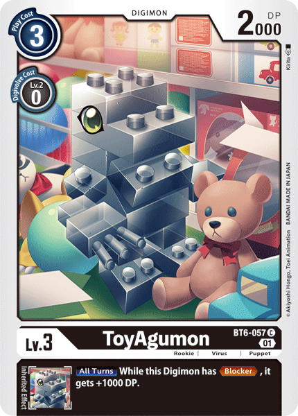 ToyAgumon - BT6-057 - Common available at 401 Games Canada