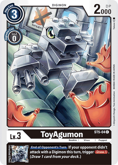 ToyAgumon - ST5-04 - Common available at 401 Games Canada