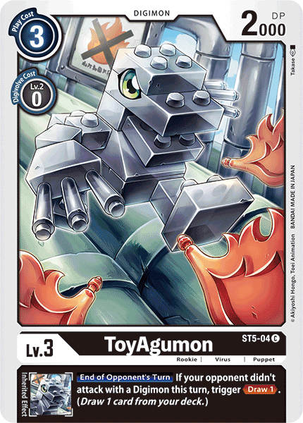 ToyAgumon - ST5-04 - Common available at 401 Games Canada