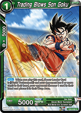 Trading Blows Son Goku - TB2-036 - Common available at 401 Games Canada