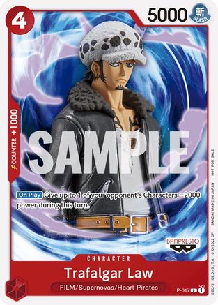 Trafalgar Law (One Piece Film Red) - P-017 - Promo available at 401 Games Canada