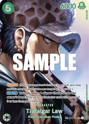 Trafalgar Law (SP) - OP01-047 - Super Rare available at 401 Games Canada