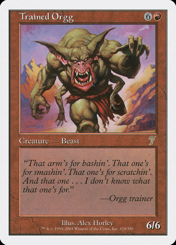 Trained Orgg (7ED) available at 401 Games Canada