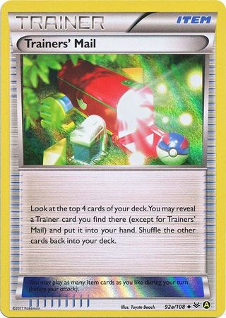 Trainers' Mail - 92a/108 - Alternate Art Holo - Promo available at 401 Games Canada