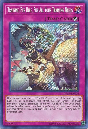 Training Fur Hire, Fur All Your Training Needs - DASA-EN026 - Secret Rare - Unlimited available at 401 Games Canada