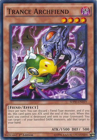 Trance Archfiend - SDPD-EN019 - Common - 1st Edition available at 401 Games Canada