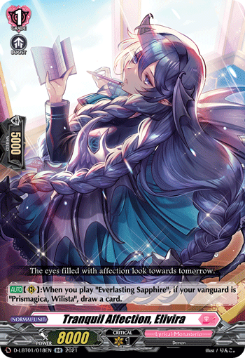 Tranquil Affection, Elivira - D-LBT01/018 - Double Rare available at 401 Games Canada