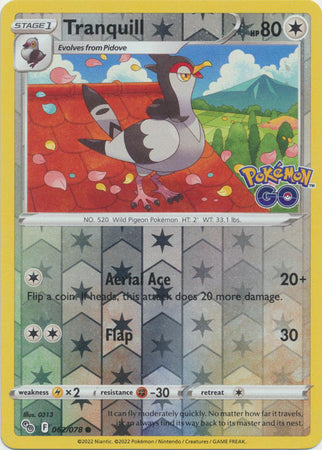 Tranquill - 062/078 - Common - Reverse Holo available at 401 Games Canada