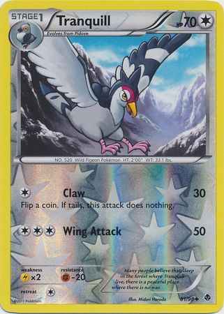 Tranquill - 81/98 - Uncommon - Reverse Holo available at 401 Games Canada