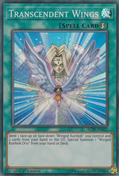 Transcendent Wings - AC19-EN022 - Super Rare - 1st Edition available at 401 Games Canada