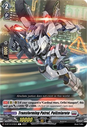 Transforming Patrol, Polizeiaroto - D-BT12/076EN - Common available at 401 Games Canada