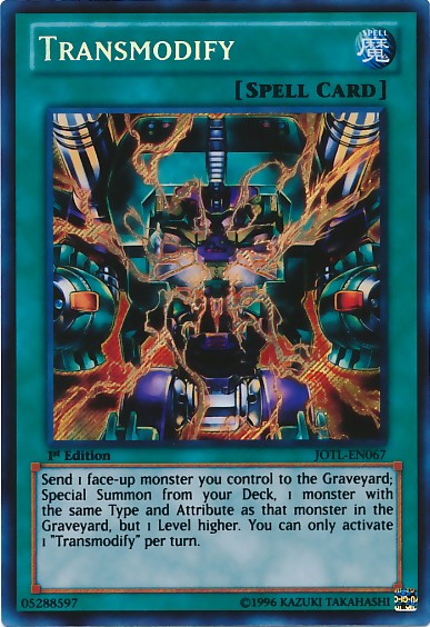 Transmodify - JOTL-EN067 - Secret Rare - 1st Edition available at 401 Games Canada