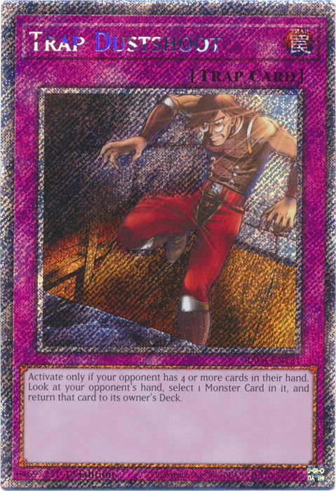 Trap Dustshoot (Platinum Secret Rare) - RA04-EN121 - Platinum Secret Rare - 1st Edition
