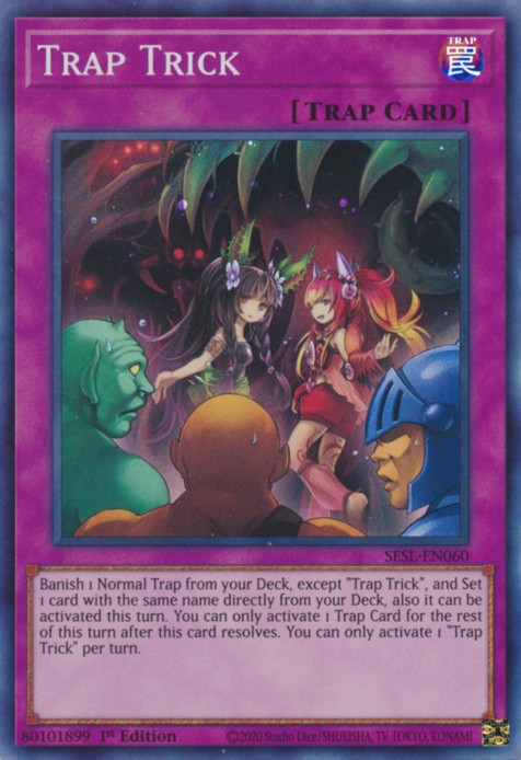 Trap Trick - SESL-EN060 - Super Rare - 1st Edition available at 401 Games Canada