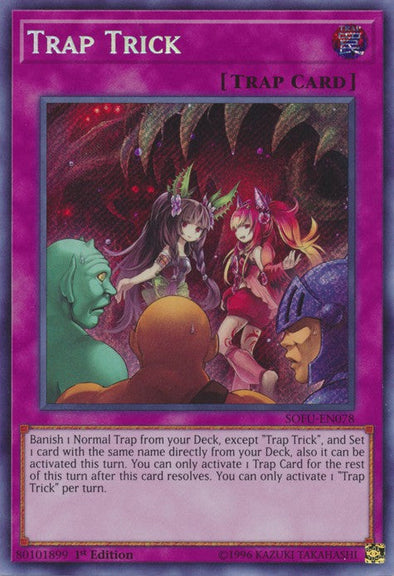 Trap Trick - SOFU-EN078 - Secret Rare - 1st Edition available at 401 Games Canada