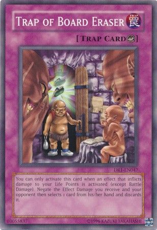 Trap of Board Eraser - DR1-EN047 - Common available at 401 Games Canada