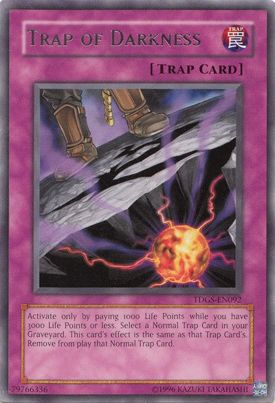 Trap of Darkness - TDGS-EN092 - Rare - Unlimited available at 401 Games Canada