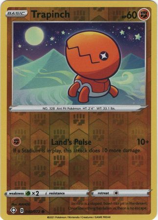 Trapinch - 040/072 - Common - Reverse Holo available at 401 Games Canada