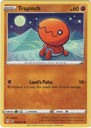Trapinch - 040/072 - Common available at 401 Games Canada