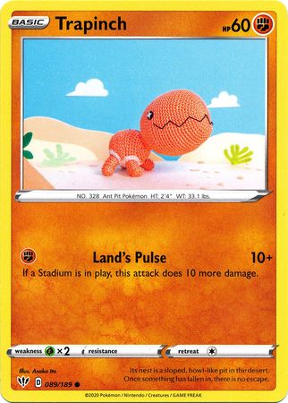 Trapinch - 089/189 - Common available at 401 Games Canada