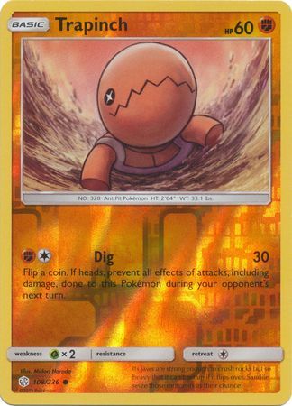 Trapinch - 108/236 - Common - Reverse Holo available at 401 Games Canada