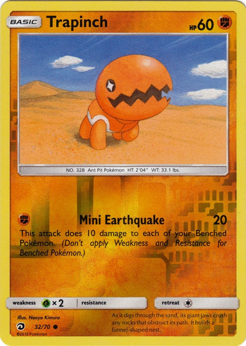 Trapinch - 32/70 - Common - Reverse Holo available at 401 Games Canada