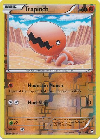 Trapinch - 53/111 - Common - Reverse Holo available at 401 Games Canada