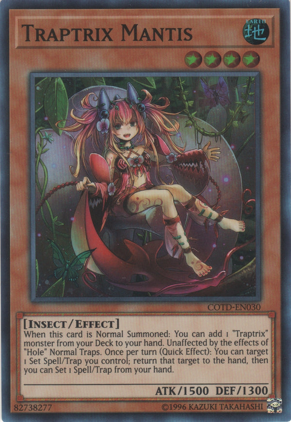 Traptrix Mantis - COTD-EN030 - Super Rare - Unlimited available at 401 Games Canada