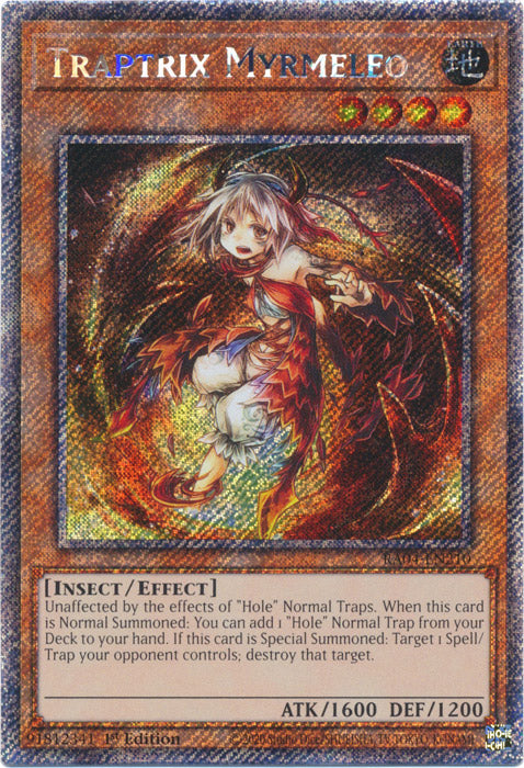 Traptrix Myrmeleo (Platinum Secret Rare) - RA04-EN210 - Platinum Secret Rare - 1st Edition