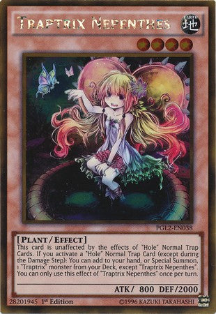 Traptrix Nepenthes - PGL2-EN038 - Gold Rare - 1st Edition available at 401 Games Canada