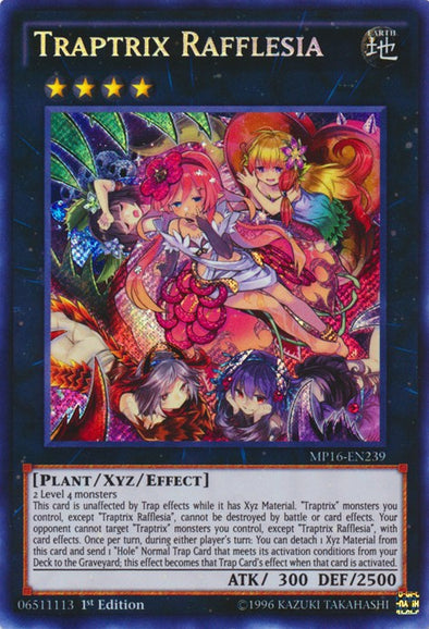 Traptrix Rafflesia - MP16-EN239 - Secret Rare - 1st Edition available at 401 Games Canada