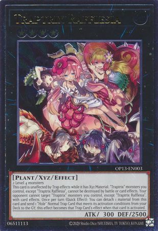 Traptrix Rafflesia - OP13-EN003 - Ultimate Rare available at 401 Games Canada