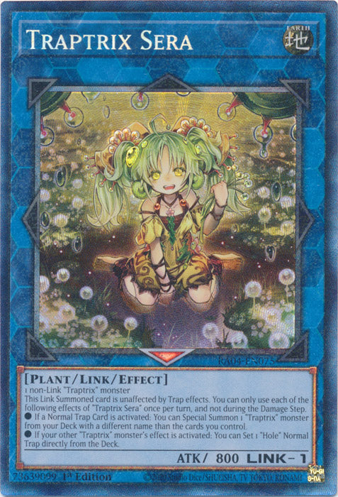 Traptrix Sera (PCR) - RA04-EN075 - Prismatic Collector's Rare - 1st Edition