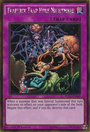 Traptrix Trap Hole Nightmare - PGL2-EN069 - Gold Rare - 1st Edition available at 401 Games Canada