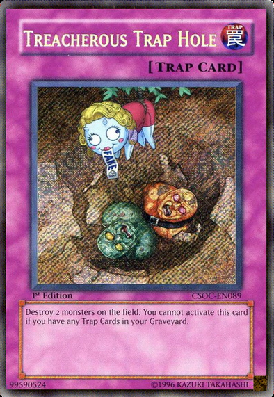 Treacherous Trap Hole - CSOC-EN089 - Secret Rare - 1st Edition available at 401 Games Canada