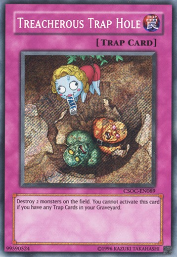 Treacherous Trap Hole - CSOC-EN089 - Secret Rare - Unlimited available at 401 Games Canada