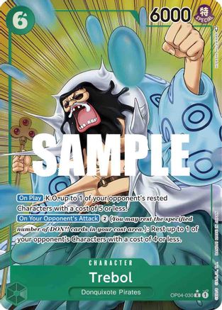 Trebol (Alternate Art) - OP04-030 - Rare available at 401 Games Canada