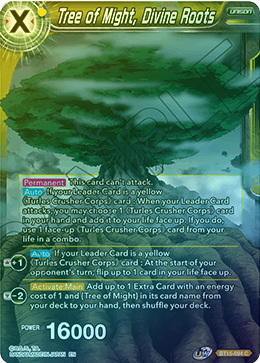 Tree of Might, Divine Roots - BT15-094 - Common (FOIL) available at 401 Games Canada