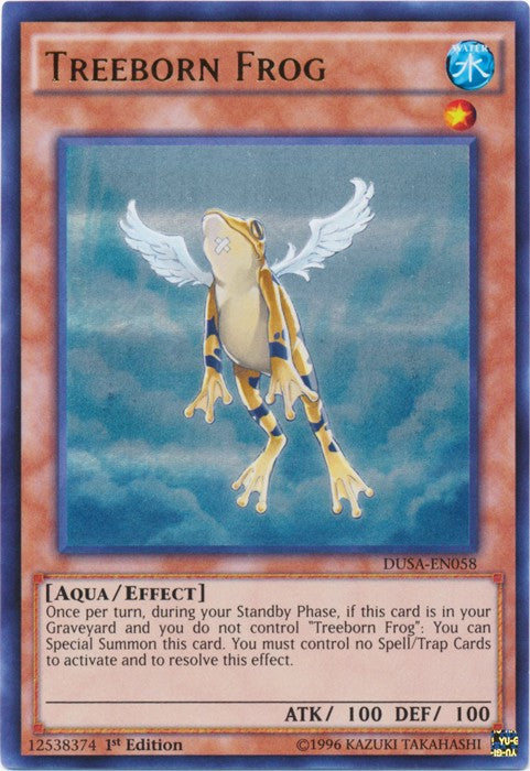 Treeborn Frog - DUSA-EN058 - Ultra Rare - 1st Edition available at 401 Games Canada
