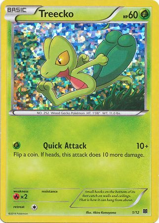 Treecko - 1/12 - McDonald's Holo - Promo available at 401 Games Canada