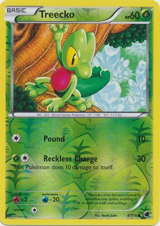 Treecko - 6/116 - Common - Reverse Holo available at 401 Games Canada