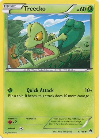 Treecko - 6/160 - Common available at 401 Games Canada