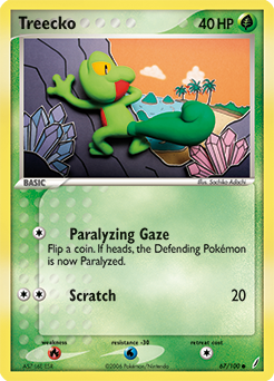 Treecko - 67/100 - Common available at 401 Games Canada