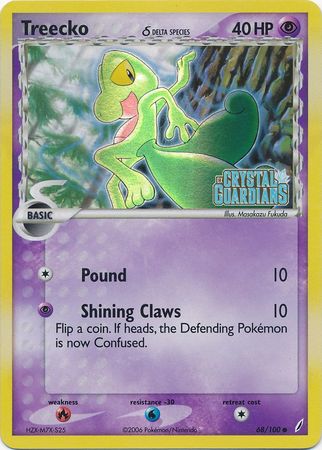 Treecko - 68/100 - Common - Reverse Holo available at 401 Games Canada